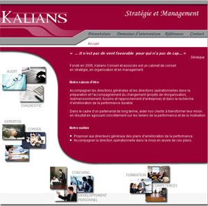 Cabinet de conseil en stratégie, organisation et management.